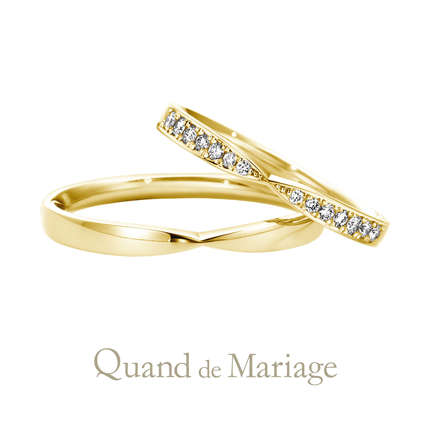 QuanddeMariageのクワンドゥマリアージュの結婚指輪でMarriageringでマリッジリングのLatacheのラタシェ
