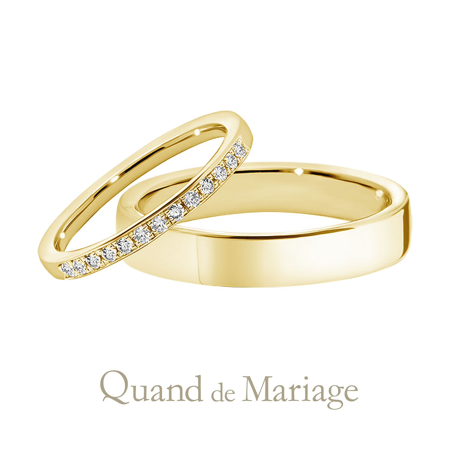 QuanddeMariageのクワンドゥマリアージュの結婚指輪でMarriageringでマリッジリングのPureteのピュルテ