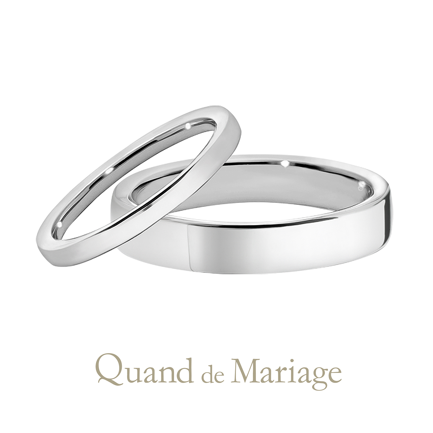QuanddeMariageのクワンドゥマリアージュの結婚指輪でMarriageringでマリッジリングのPureteのピュルテ