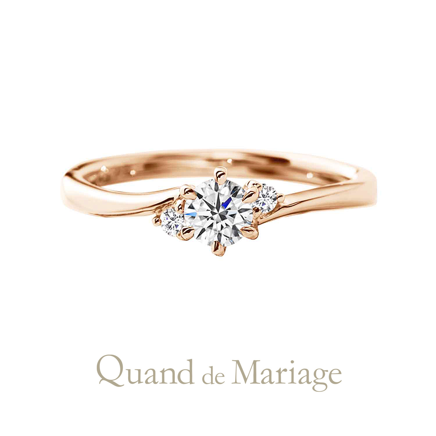 QuanddeMariageのクワンドゥマリアージュの婚約指輪でEngagementringでエンゲージリングのSanteのサンテ