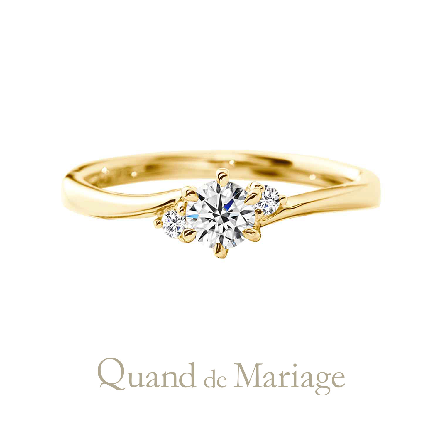QuanddeMariageのクワンドゥマリアージュの婚約指輪でEngagementringでエンゲージリングのSanteのサンテ