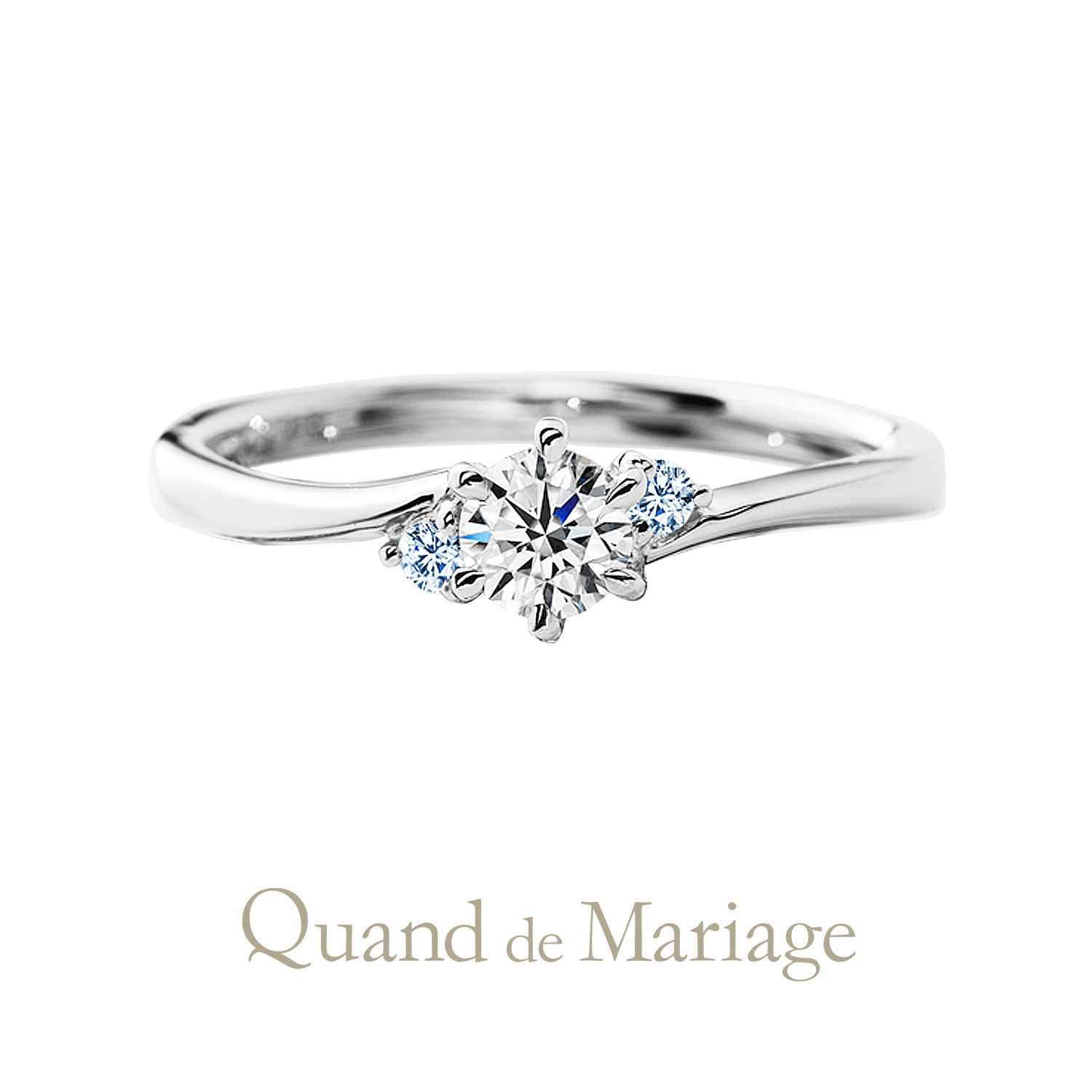 QuanddeMariageのクワンドゥマリアージュの婚約指輪でEngagementringでエンゲージリングのSanteのサンテ