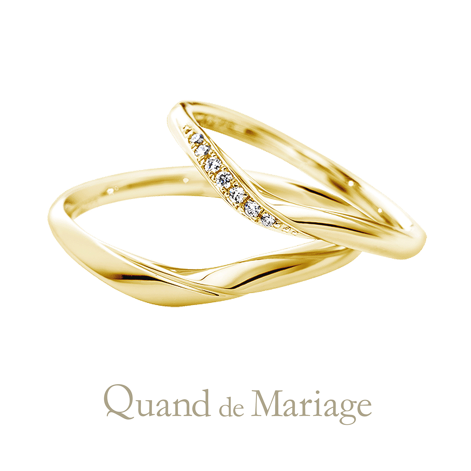 QuanddeMariageのクワンドゥマリアージュの結婚指輪でMarriageringでマリッジリングのSanteのサンテ