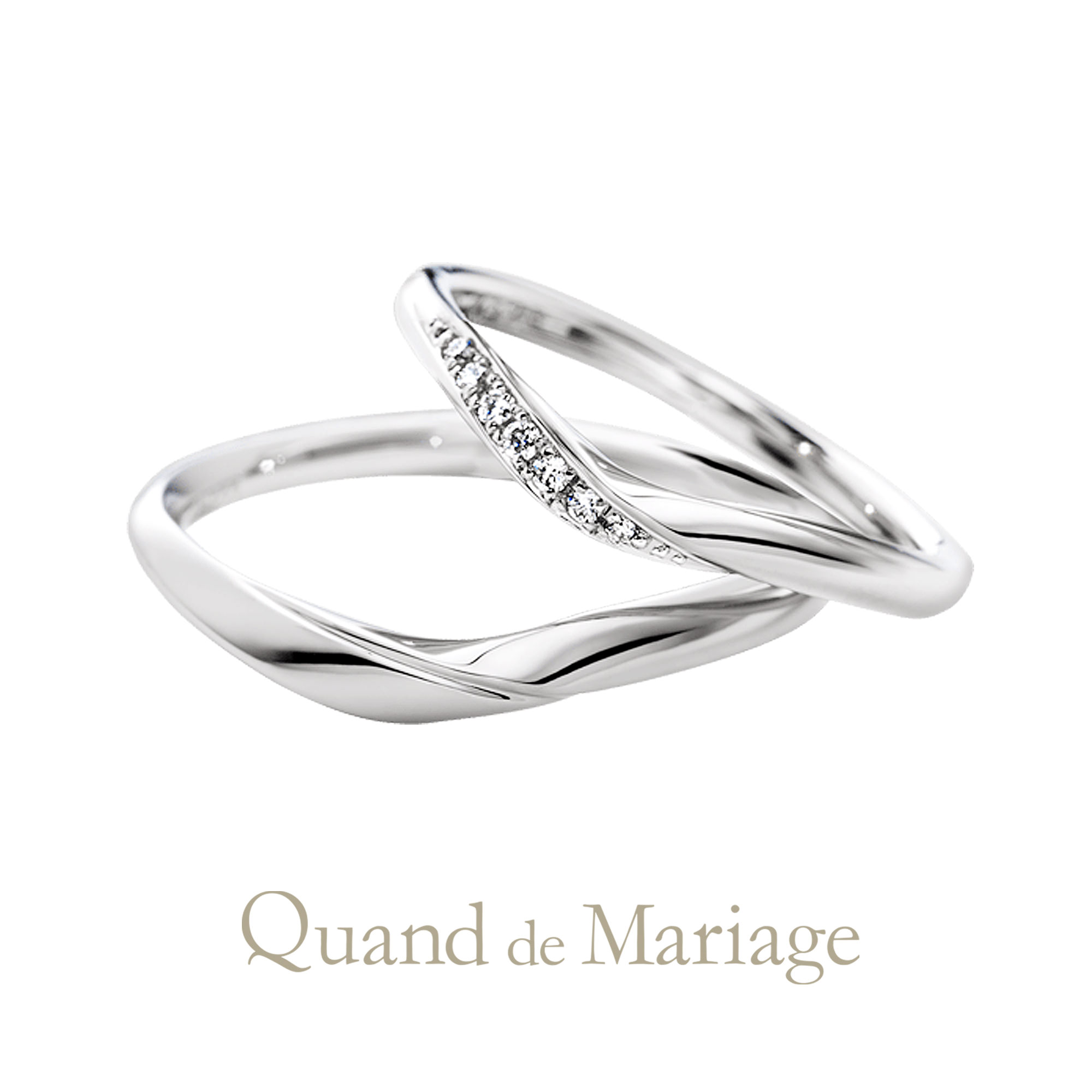 Quand de Mariageクワンドゥマリアージュの結婚指輪でマリッジリングのSanteサンテ