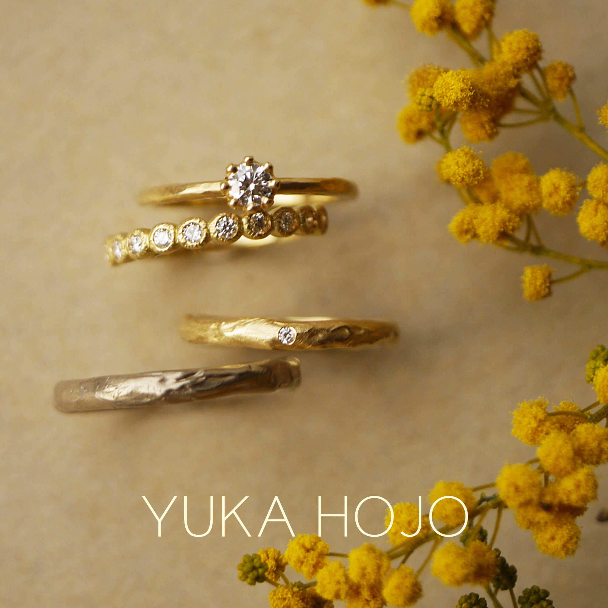 YUKA HOJOユカホウジョウの婚約指輪でエンゲージリングと結婚指輪でマリッジリング