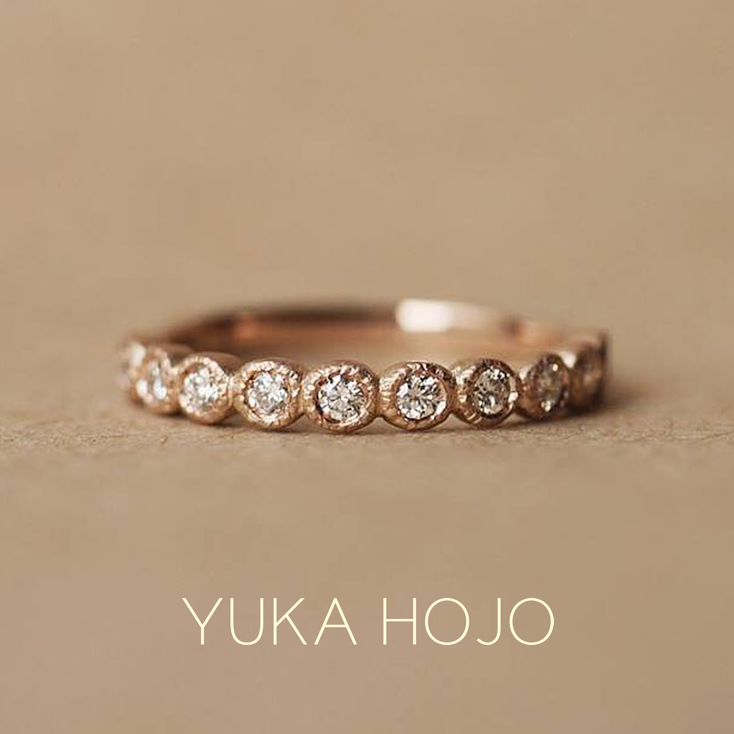 YUKA HOJOユカホウジョウの婚約指輪でエンゲージリング・結婚指輪でマリッジリングのエタニティリングBloomブルーム