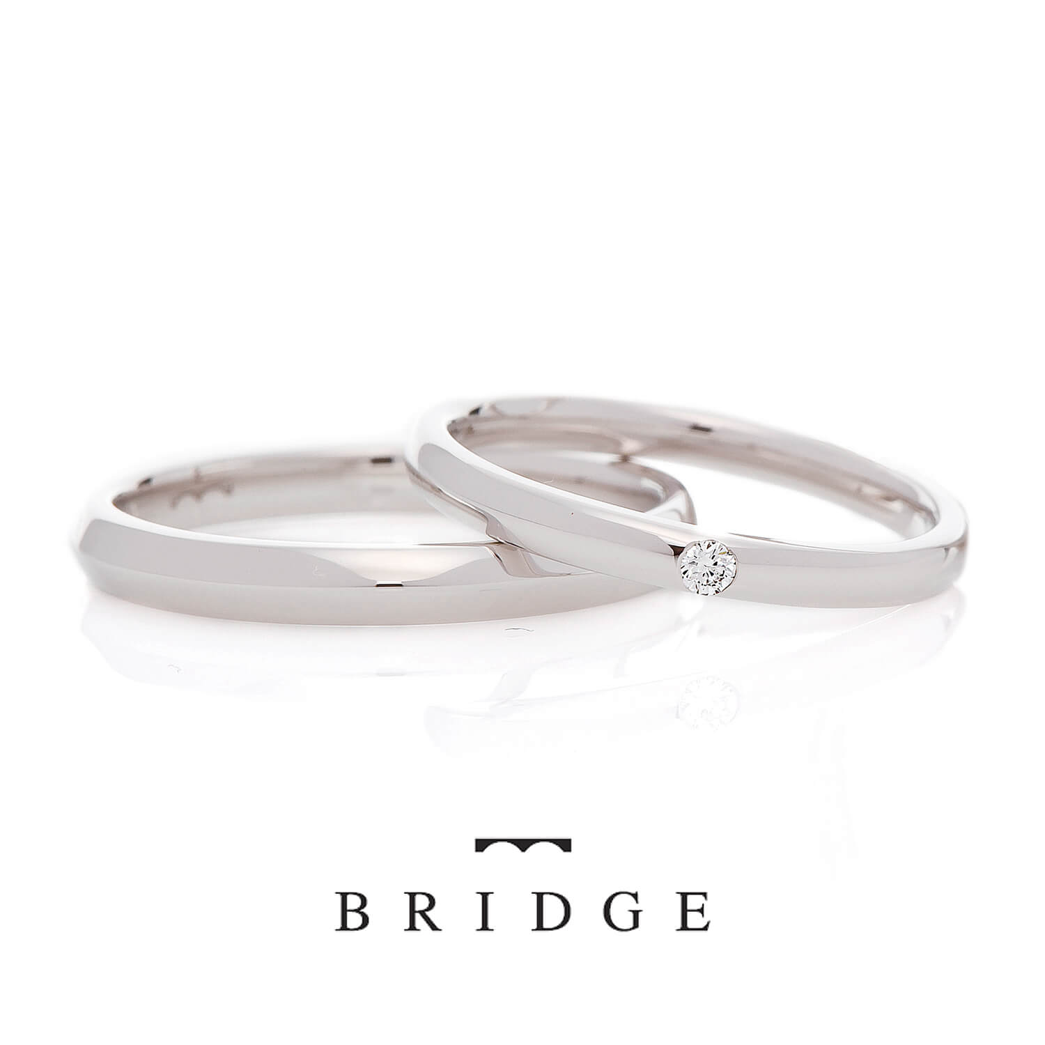 BRIDGEブリッジの結婚指輪GURU&CURUぐるりとくるり