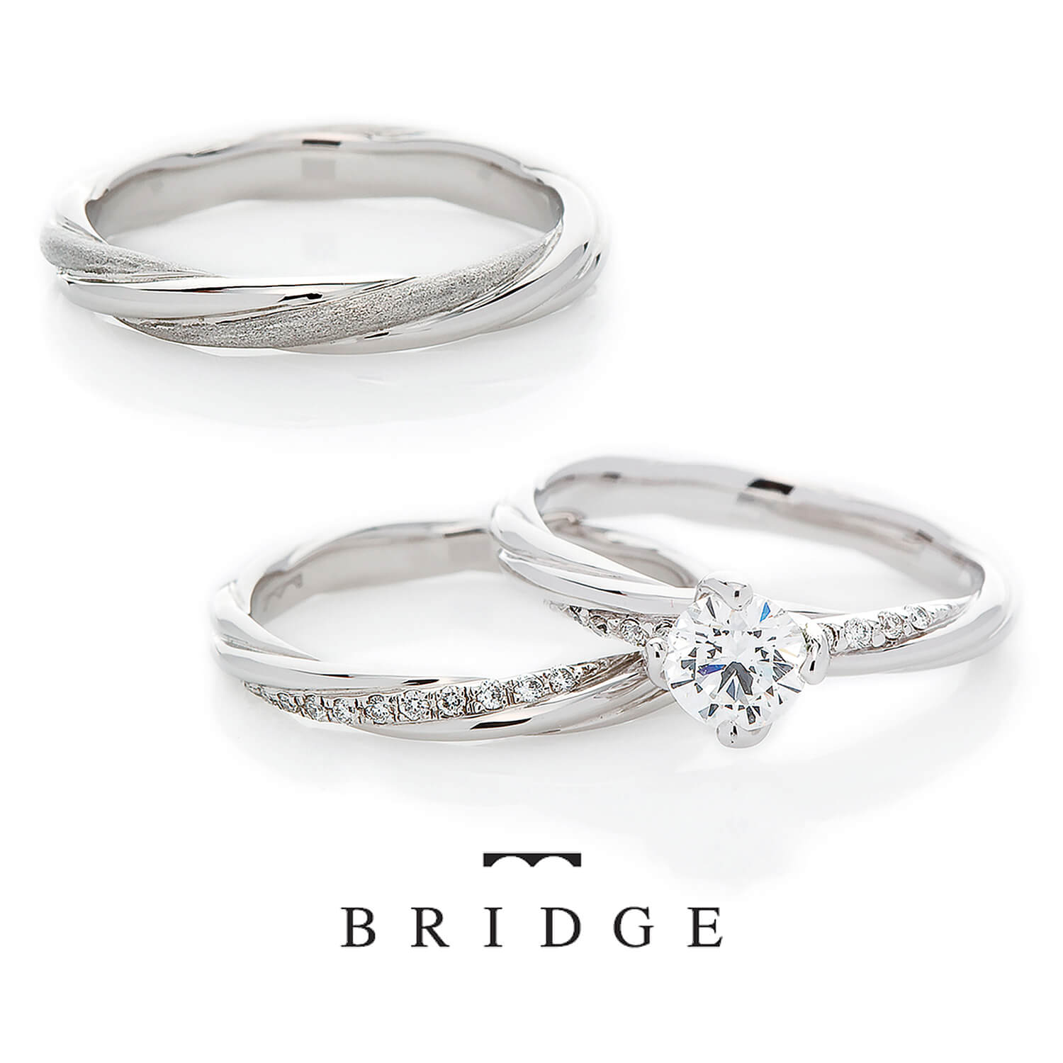 BRIDGEブリッジの婚約指輪BONDPRECIOUSよろこびの絆と結婚指輪BONDFOREVER永遠の絆