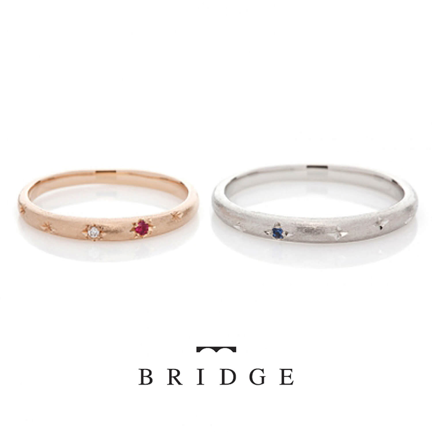 BRIDGEブリッジの結婚指輪VEGA＆ALTAIR運命の星