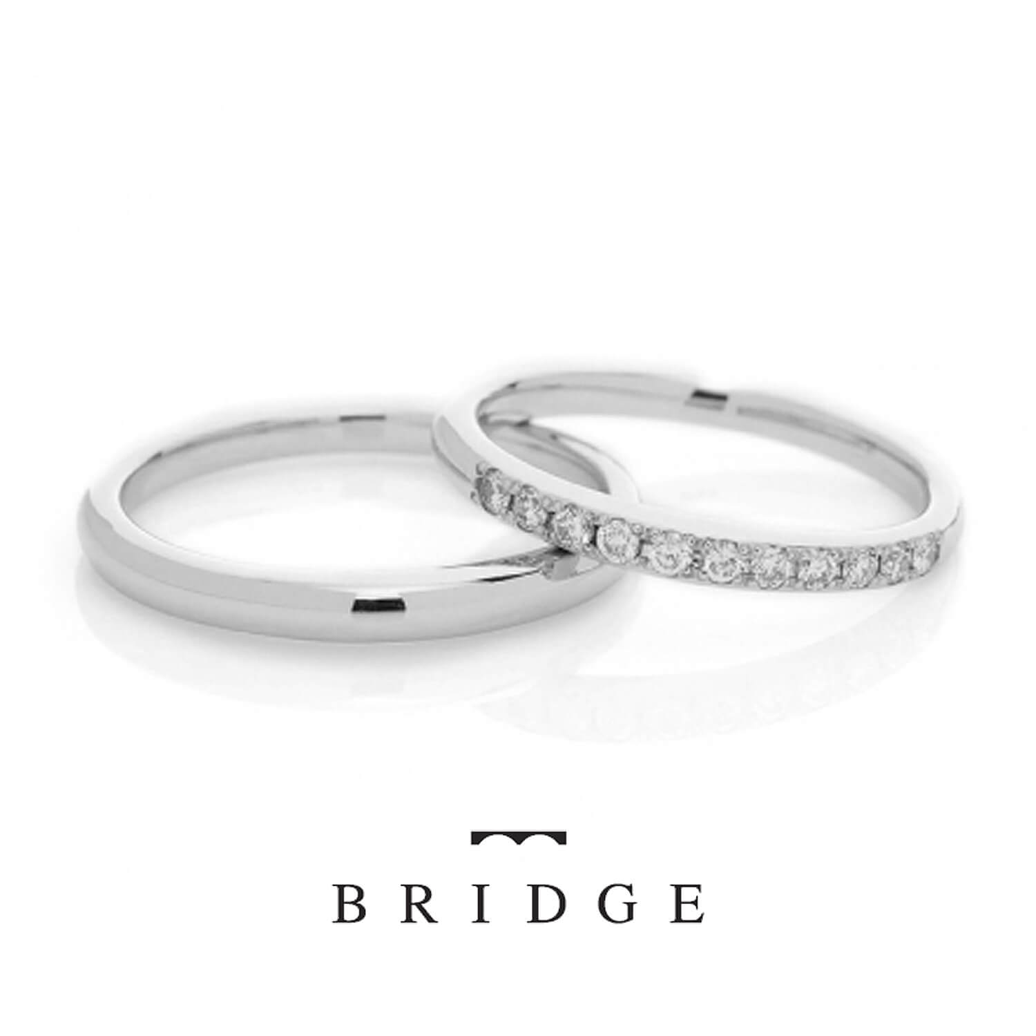 BRIDGEブリッジの結婚指輪MORNINGSUNまろぎ