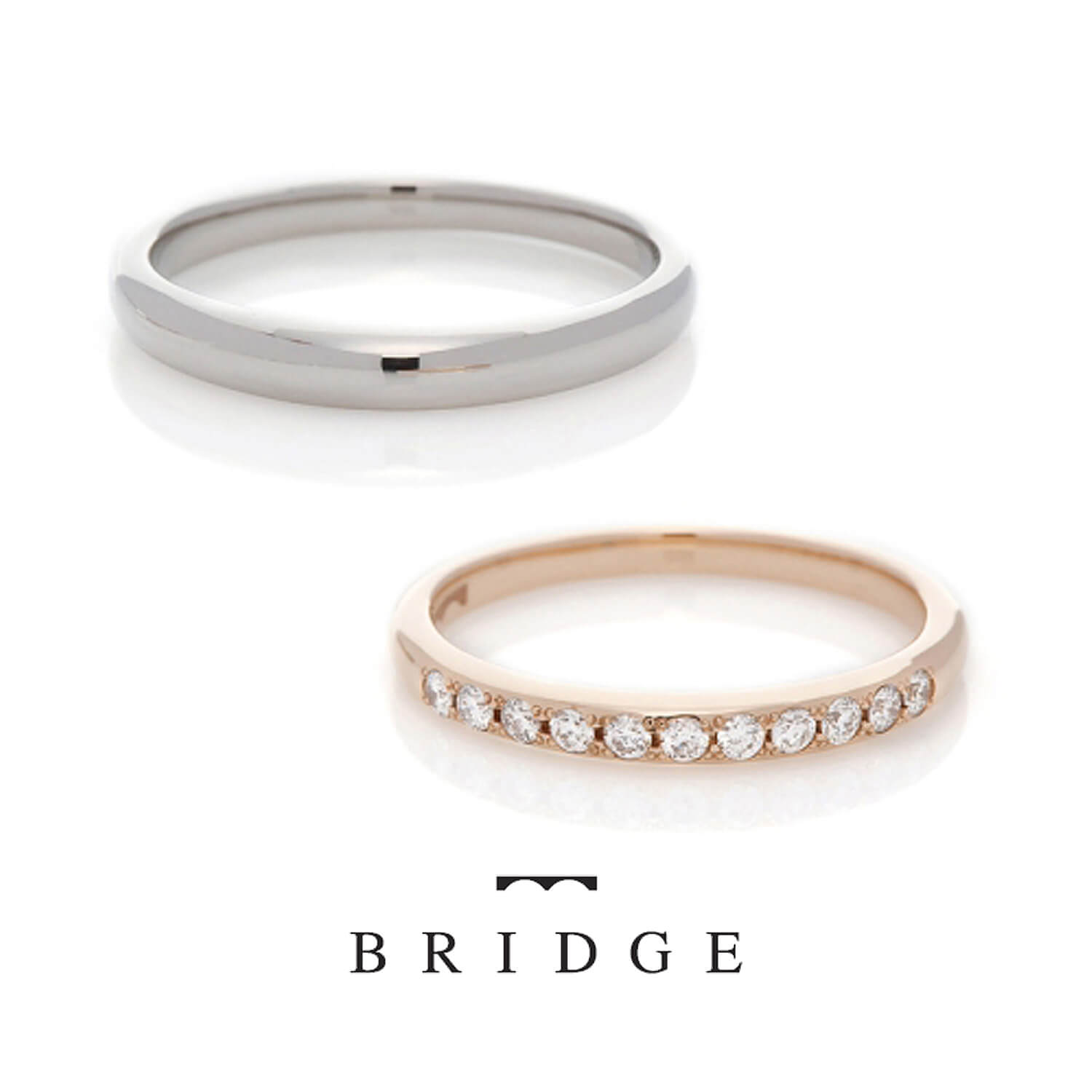 BRIDGEブリッジの結婚指輪MORNINGSUNまろぎ