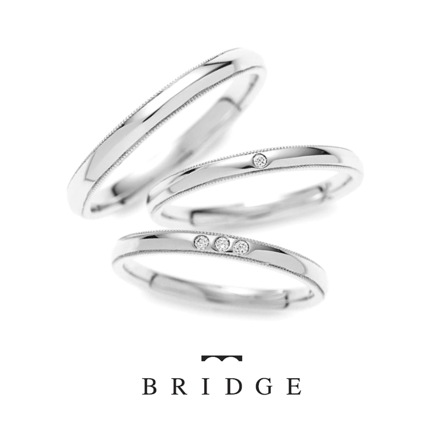 BRIDGEブリッジの結婚指輪GURU&CURUTRADぐるりとくるりトラディショナル