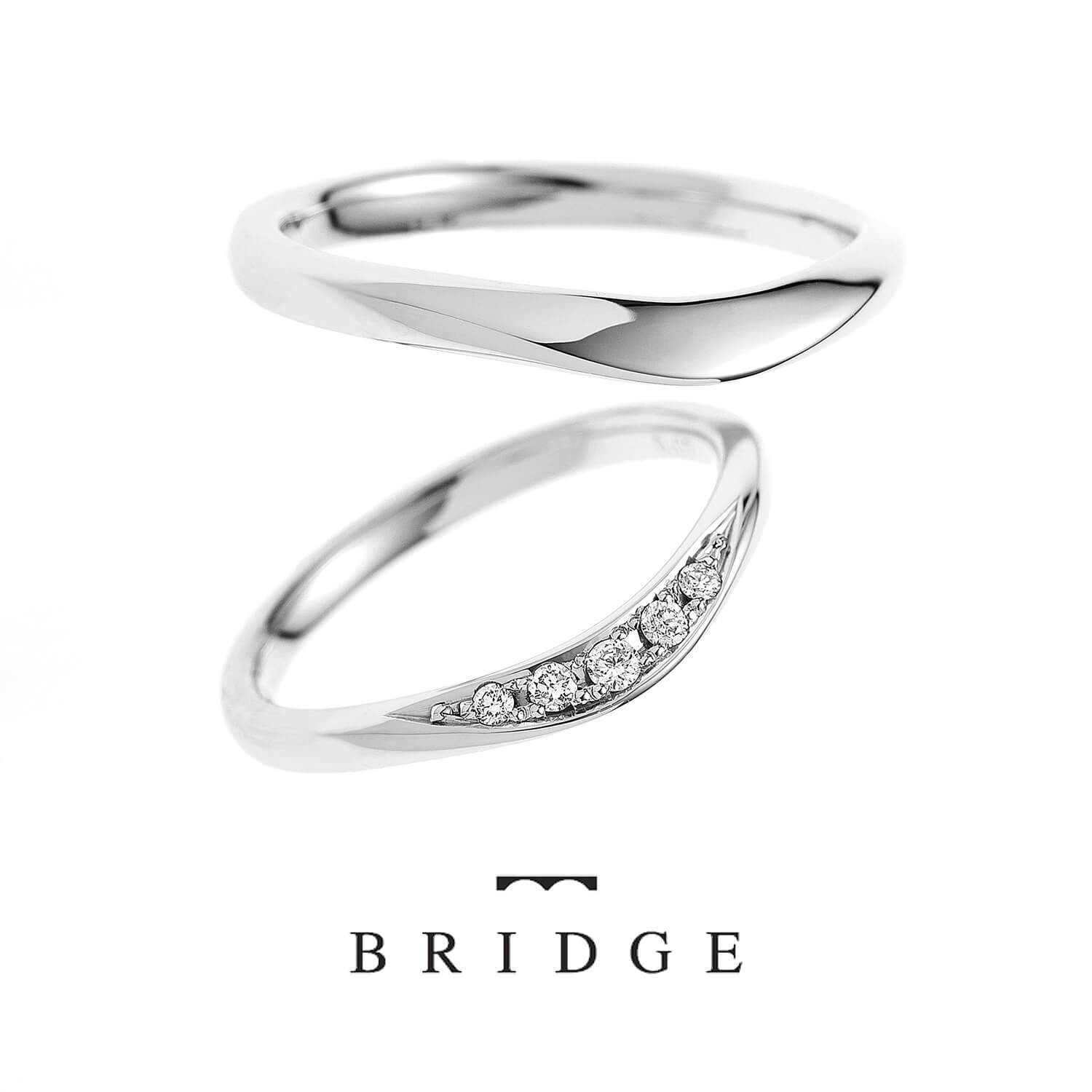 BRIDGEブリッジの結婚指輪RoseDewライオンの橋