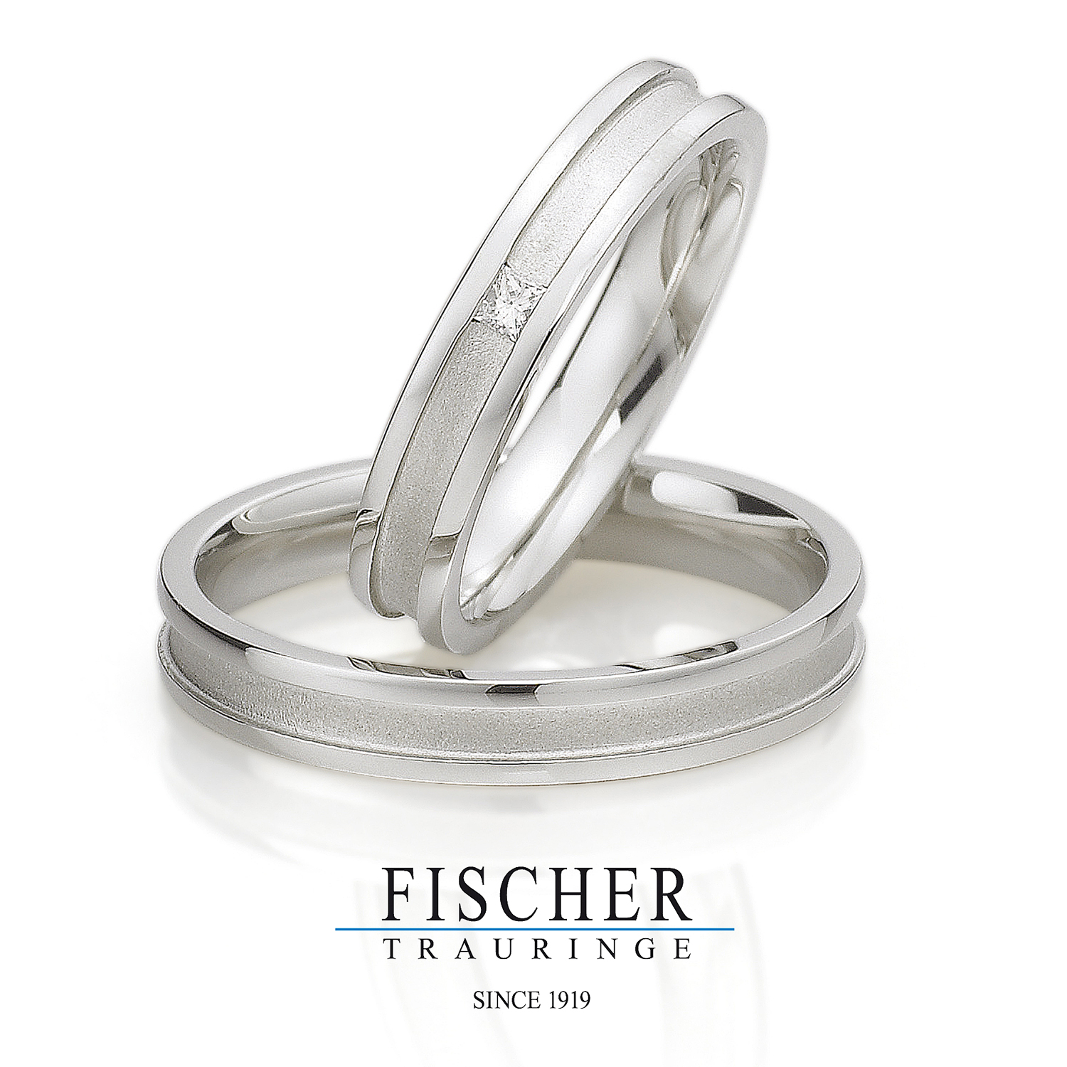 FISCHERフィッシャーの結婚指輪でWeddingRingウェディングリング9750065-025と9650065-025