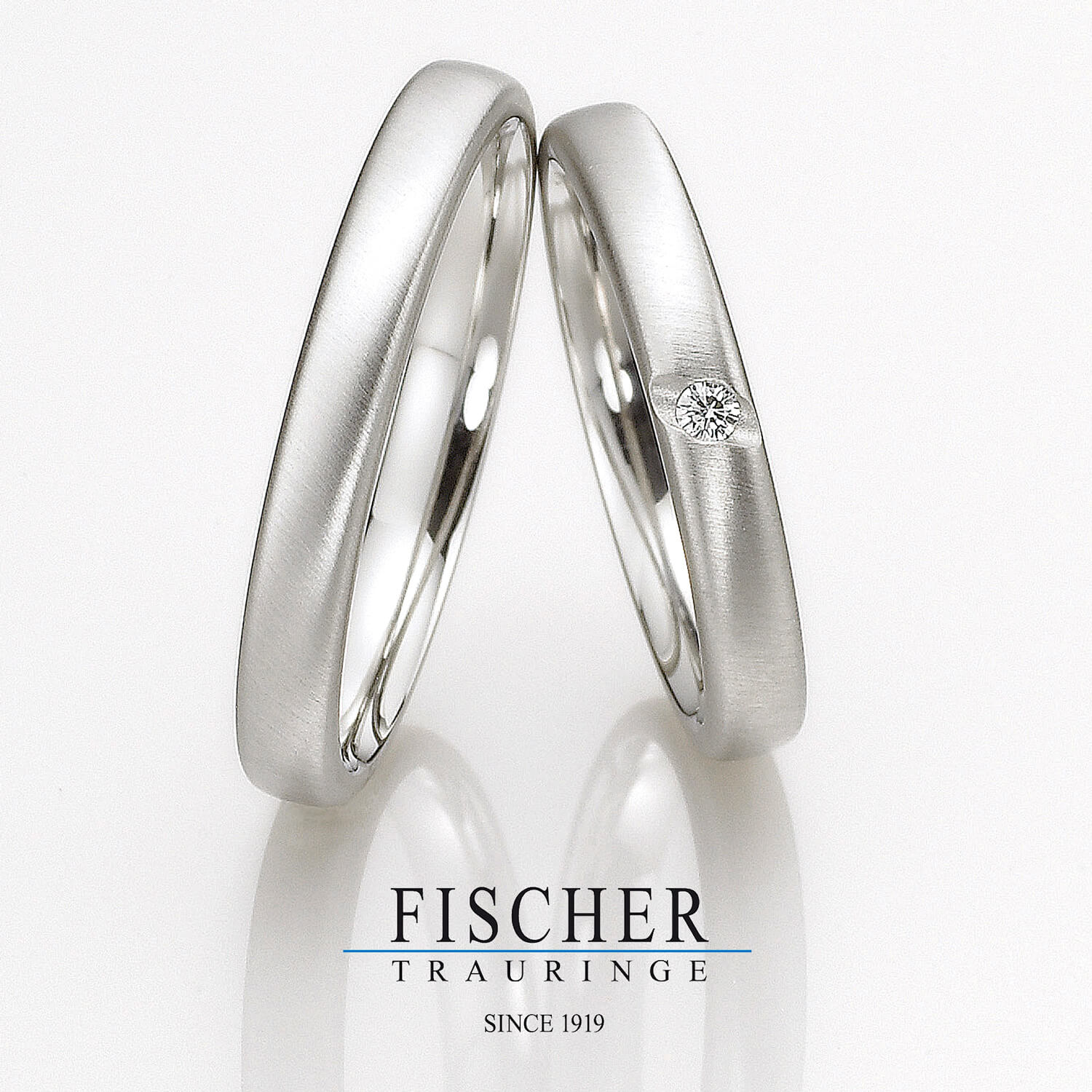 FISCHERフィッシャーの結婚指輪でWeddingRingウェディングリング9750139-030と9650139-030