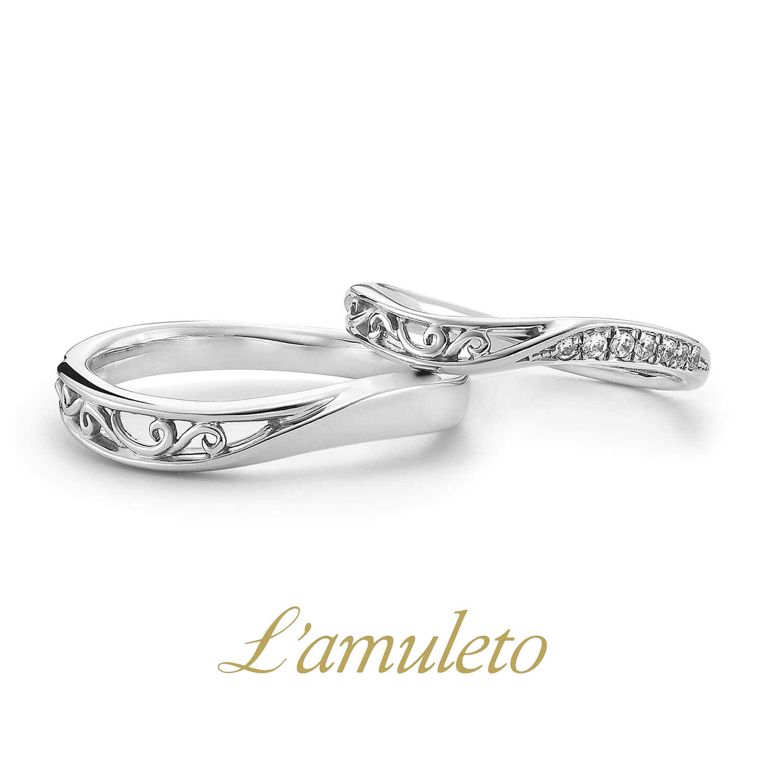 L'amuletoラムレートの結婚指輪Ederaエデラ
