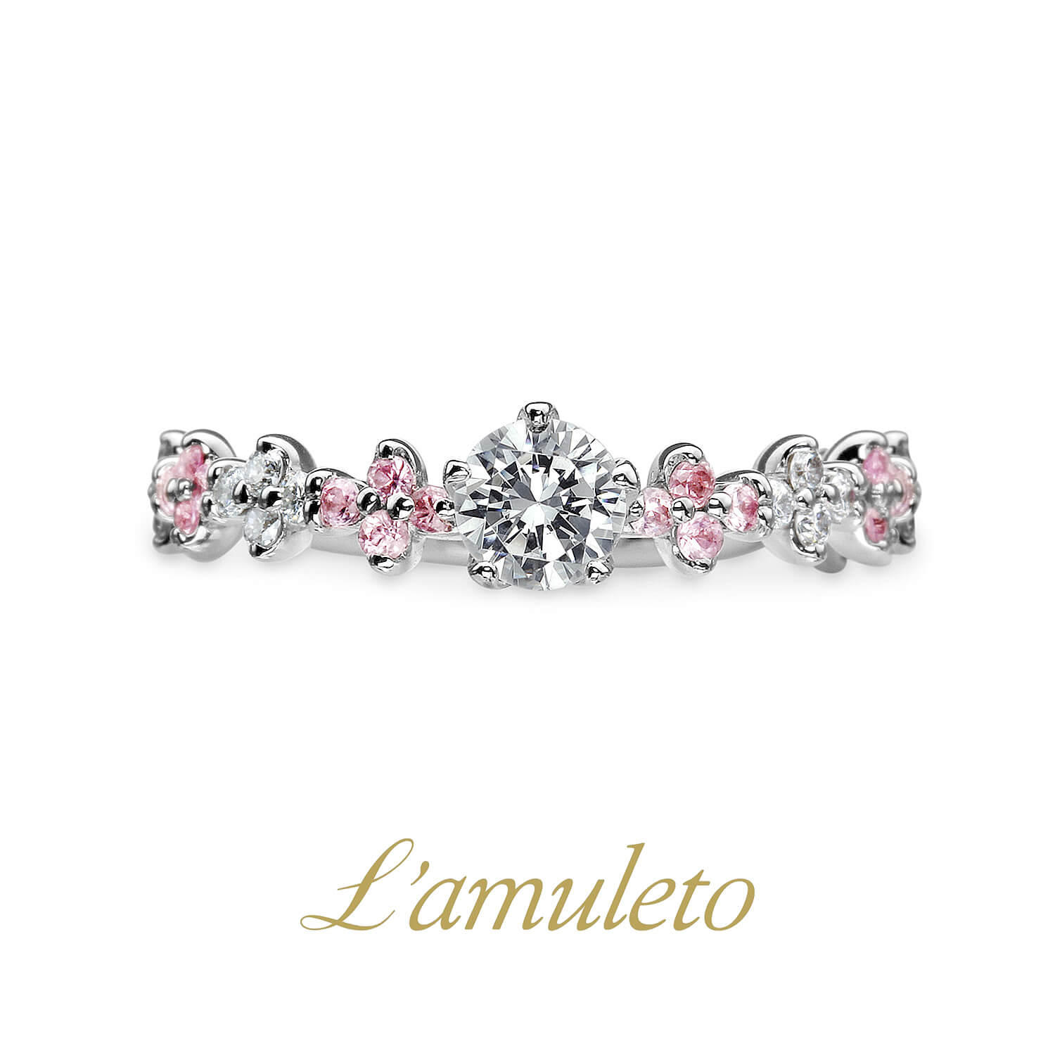 L'amuletoラムレートの婚約指輪Ghirlandaギルランダ