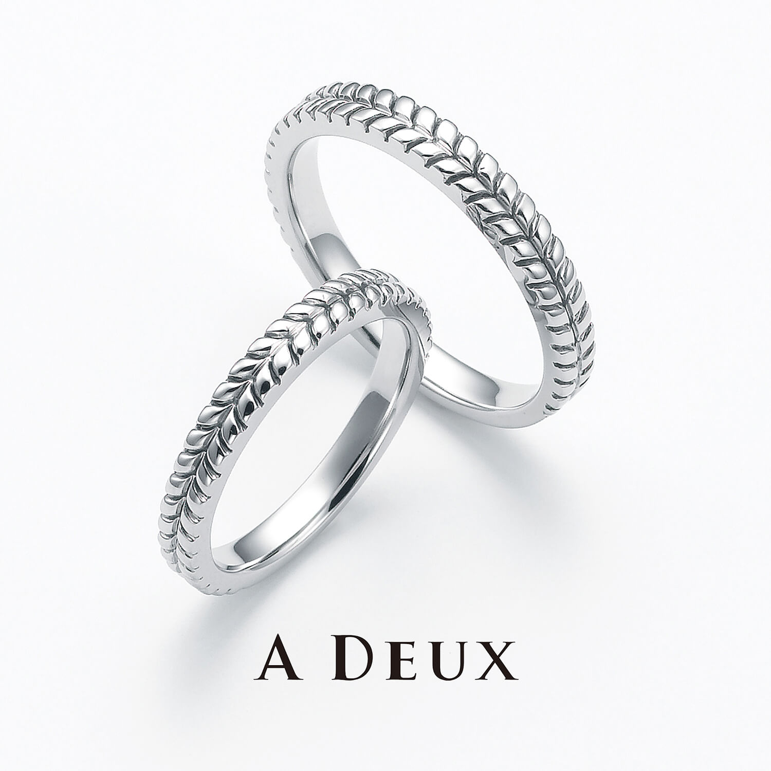 ADEUXアドゥの結婚指輪Laurelcouronneローレルクーロンヌ