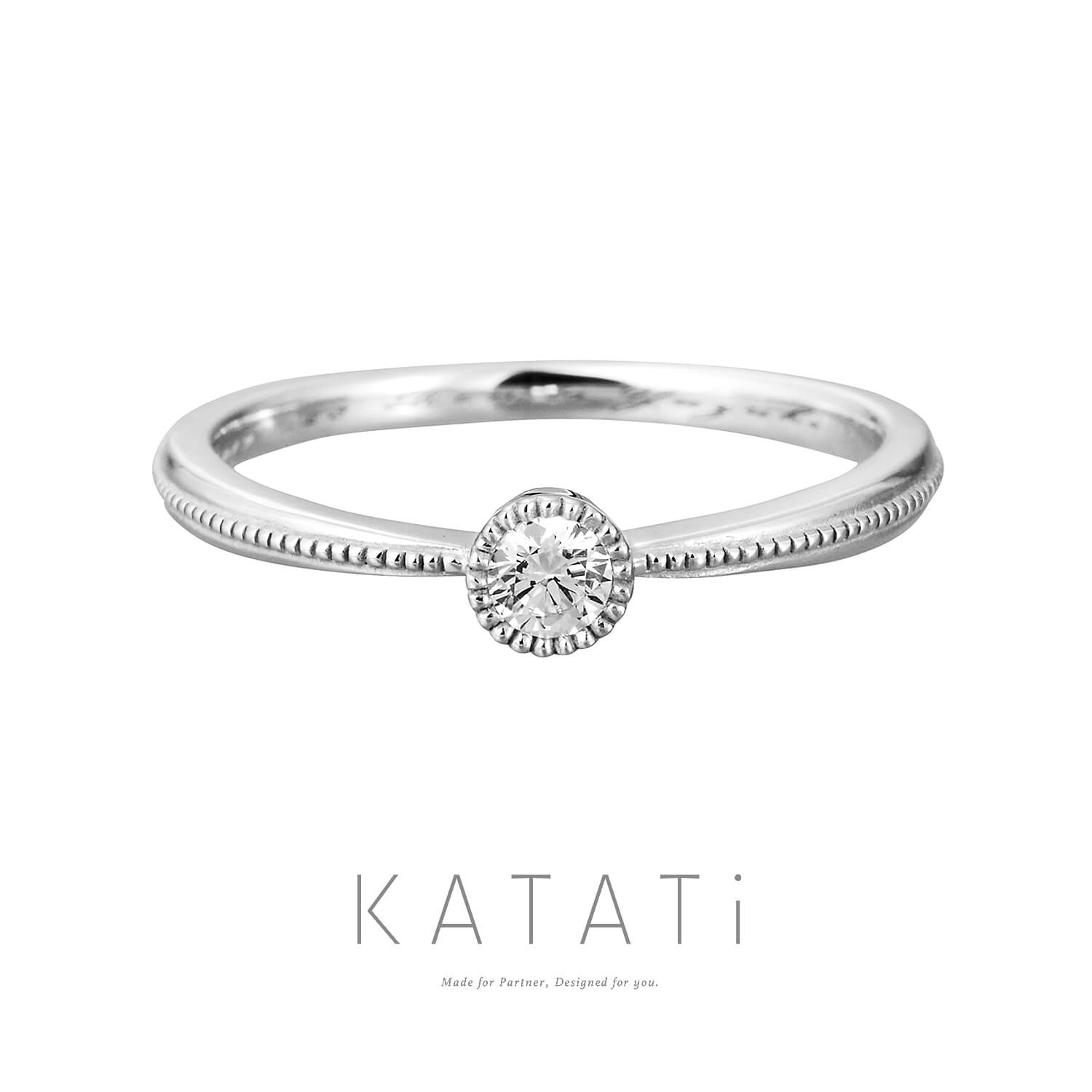 KATATiカタチの婚約指輪MJK-13