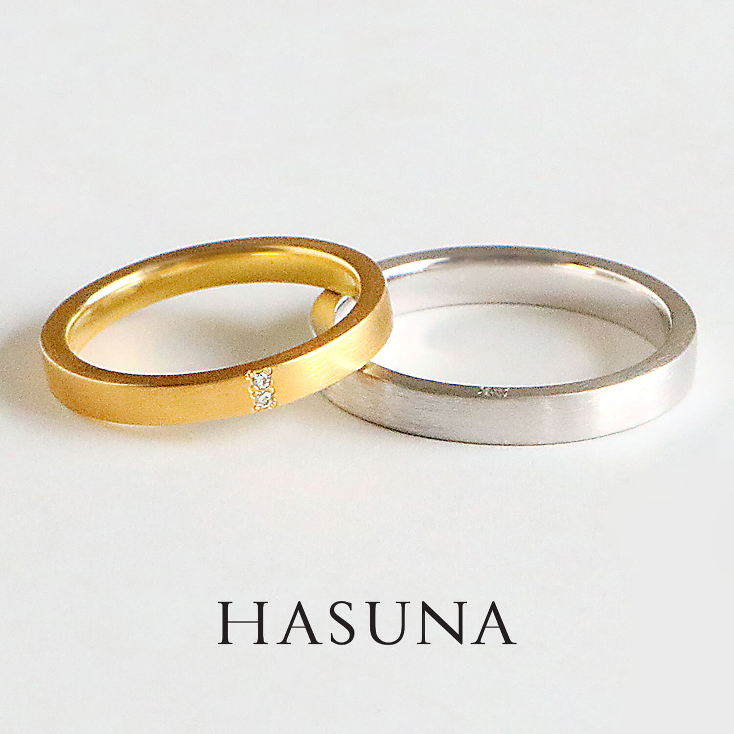 HASUNAハスナの結婚指輪MR27とMR26