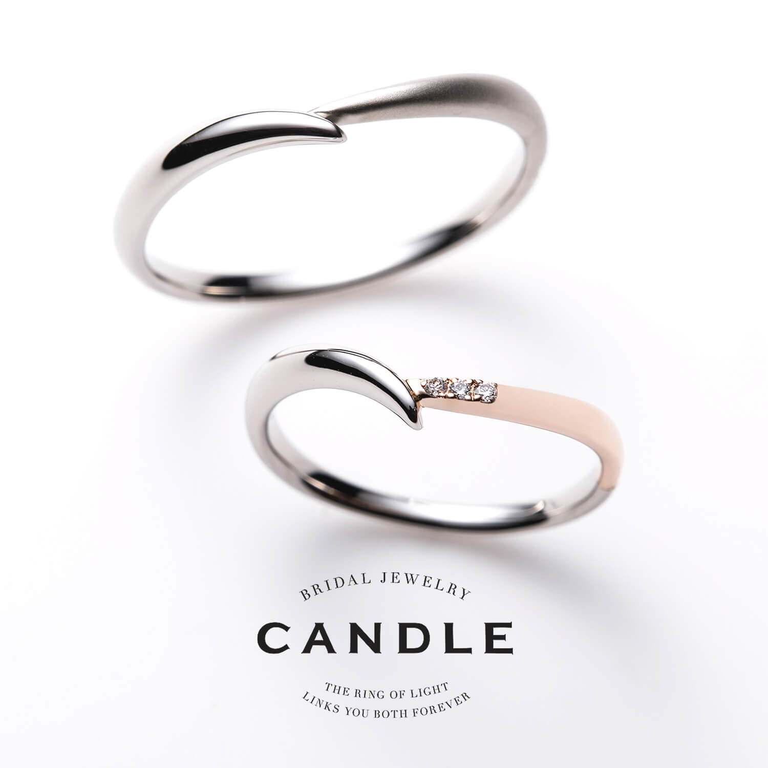 CANDLEキャンドルの結婚指輪Marbleマーブル