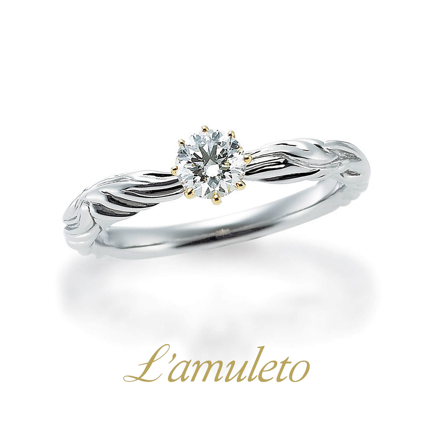 L'amuletoラムレートの婚約指輪Marghertinaマルゲリティーナ