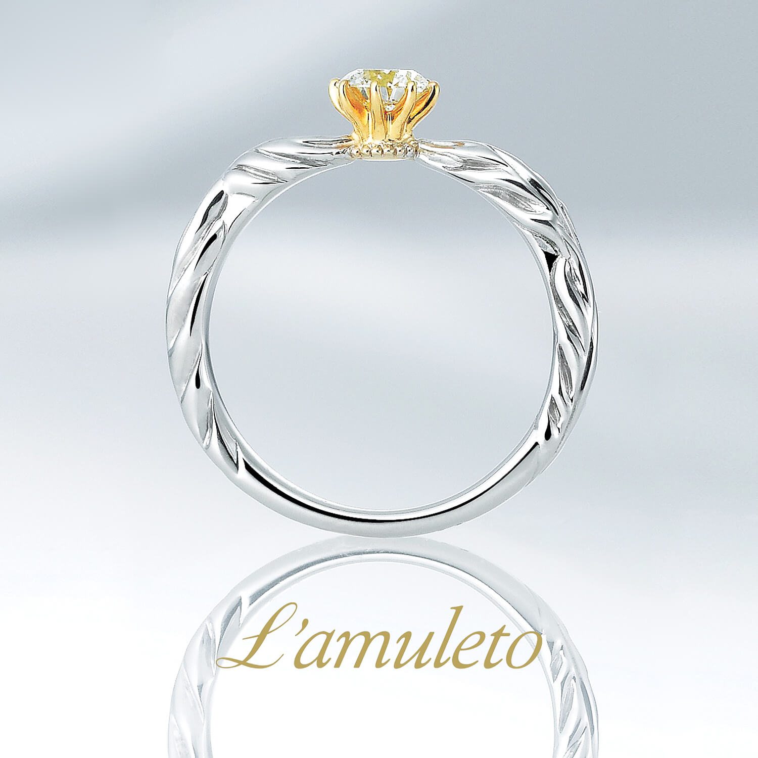 L'amuletoラムレートの婚約指輪Marghertinaマルゲリティーナ