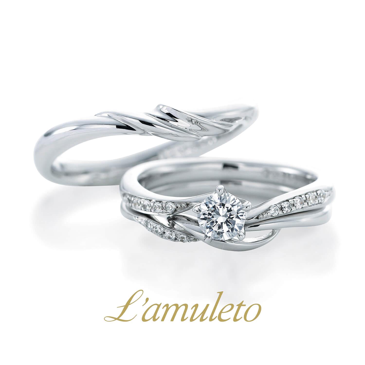 L'amuletoラムレートの婚約指輪と結婚指輪Prosperitaプロスペリータ