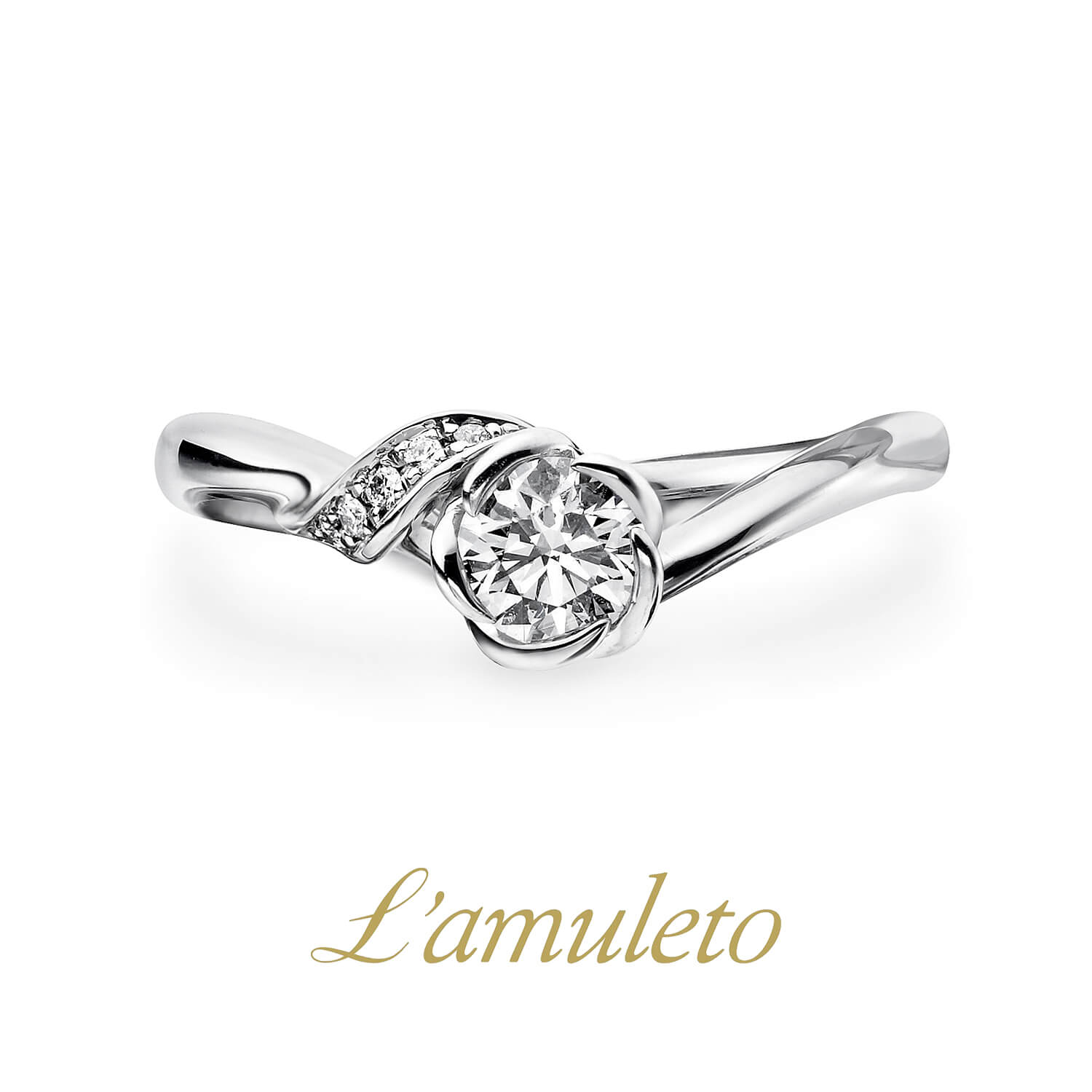 L'amuletoラムレートの婚約指輪RosaAnticaロサアンティカ