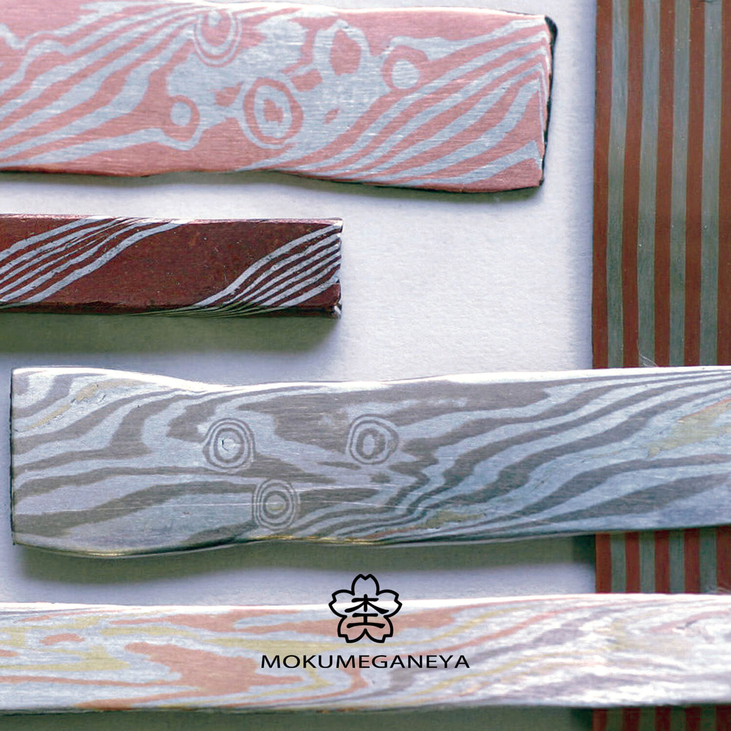 杢目金屋もくめがねやの木目金もくめがね