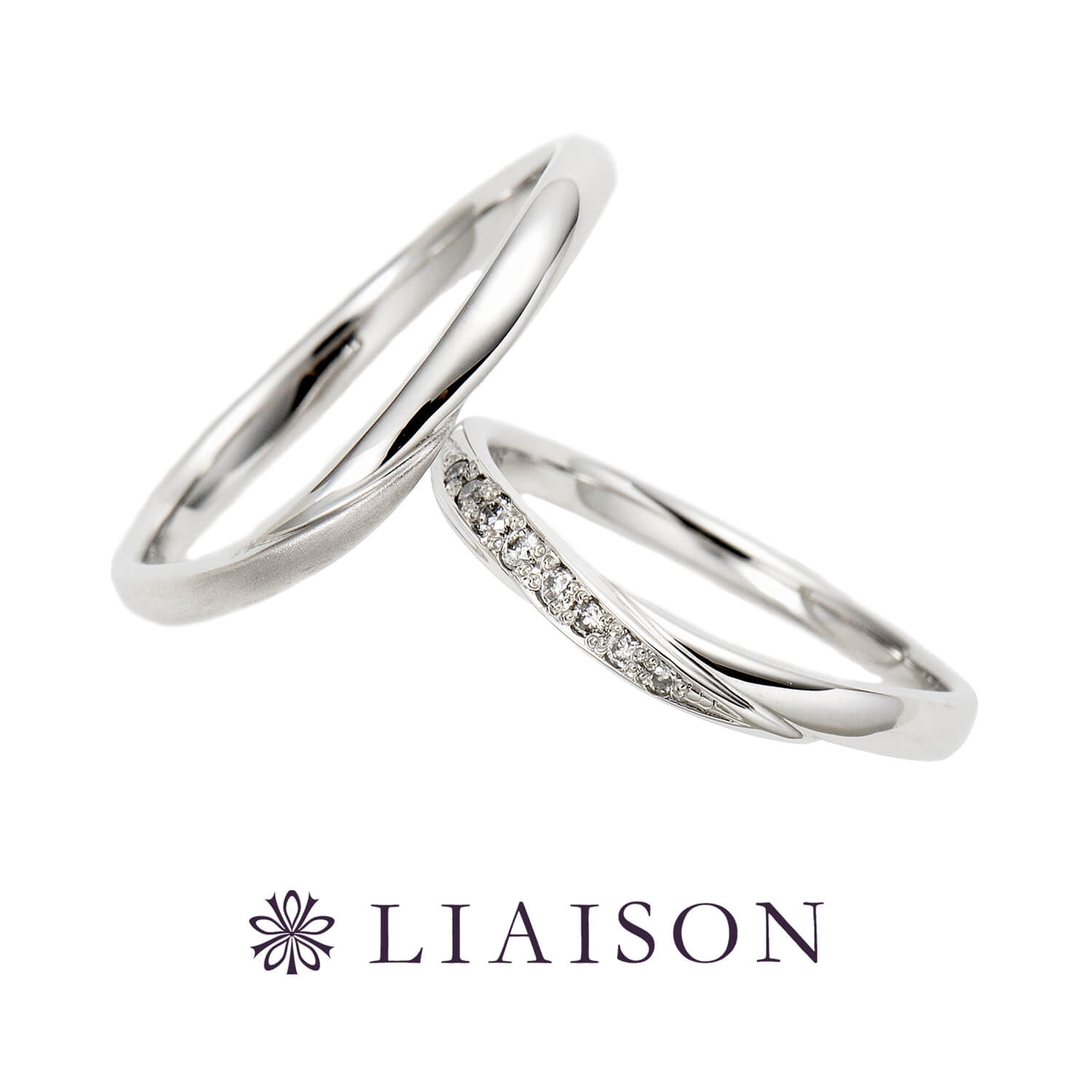 LIAISONリエゾンの結婚指輪LS013020とLS01400H