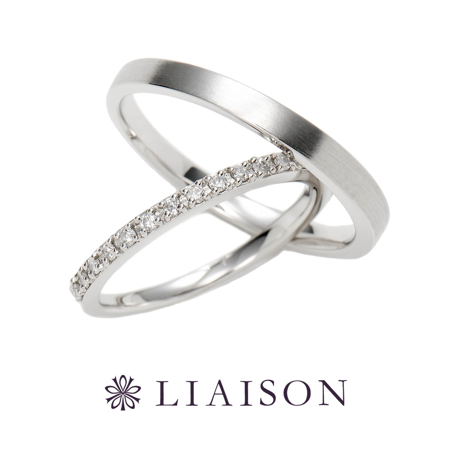 LIAISONリエゾンの結婚指輪LS005020とLS00600E