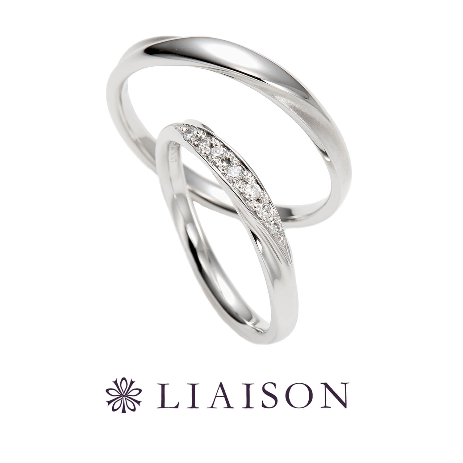 LIAISONリエゾンの結婚指輪LS003020とLS00400H