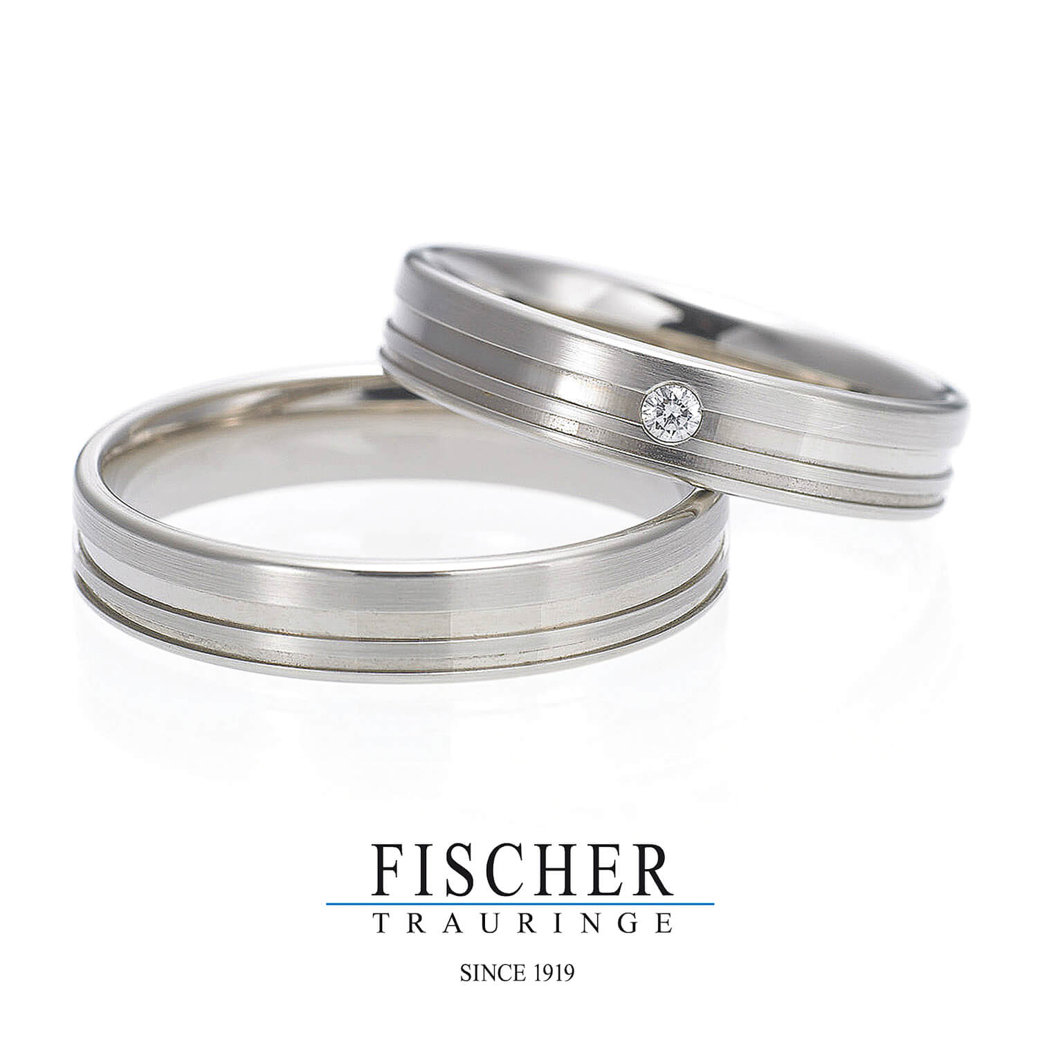 FISCHERフィッシャーの結婚指輪でWeddingRingウェディングリング9750161-040と9650161-040