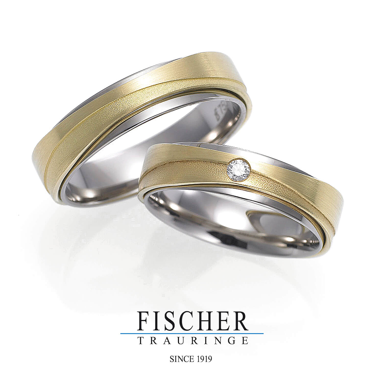 FISCHERフィッシャーの結婚指輪でWeddingRingウェディングリング9750253-050と9650253-050