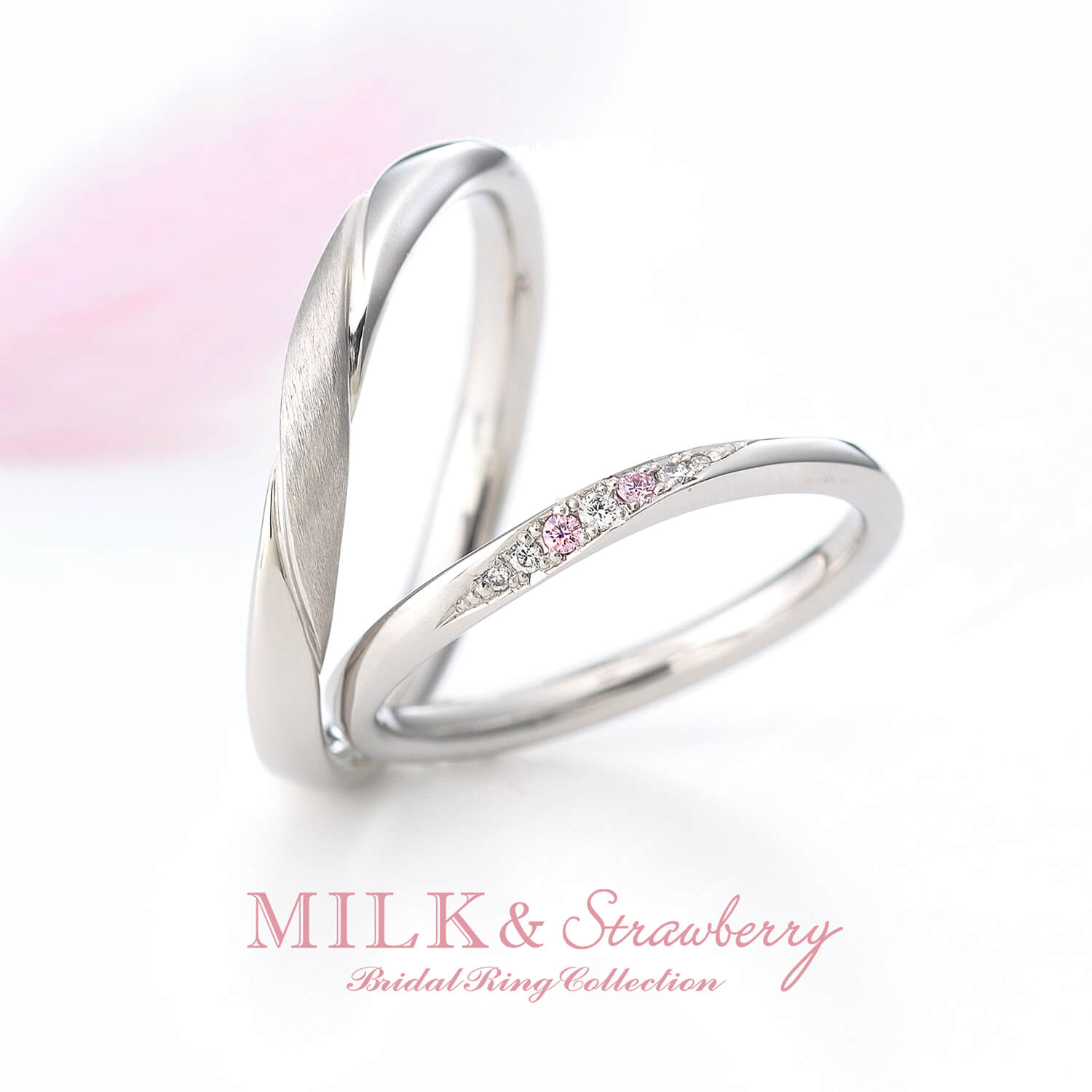 MILK＆Strawberryミルク＆ストロベリーの結婚指輪ENCHANTERアンシャンテ