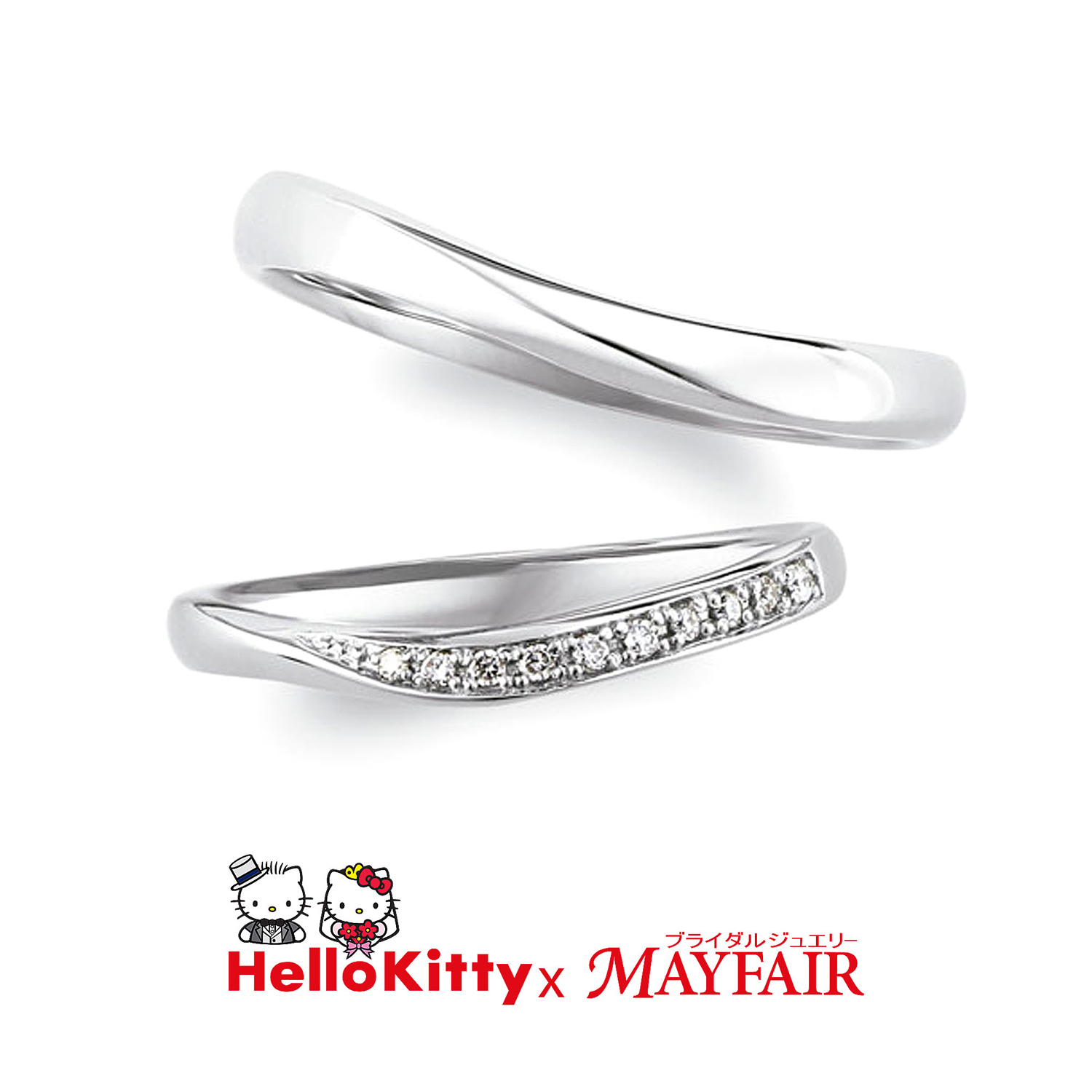 HelloKitty×MAYFAIRハローキティ×メイフェアの結婚指輪GardensKEWキューガーデン