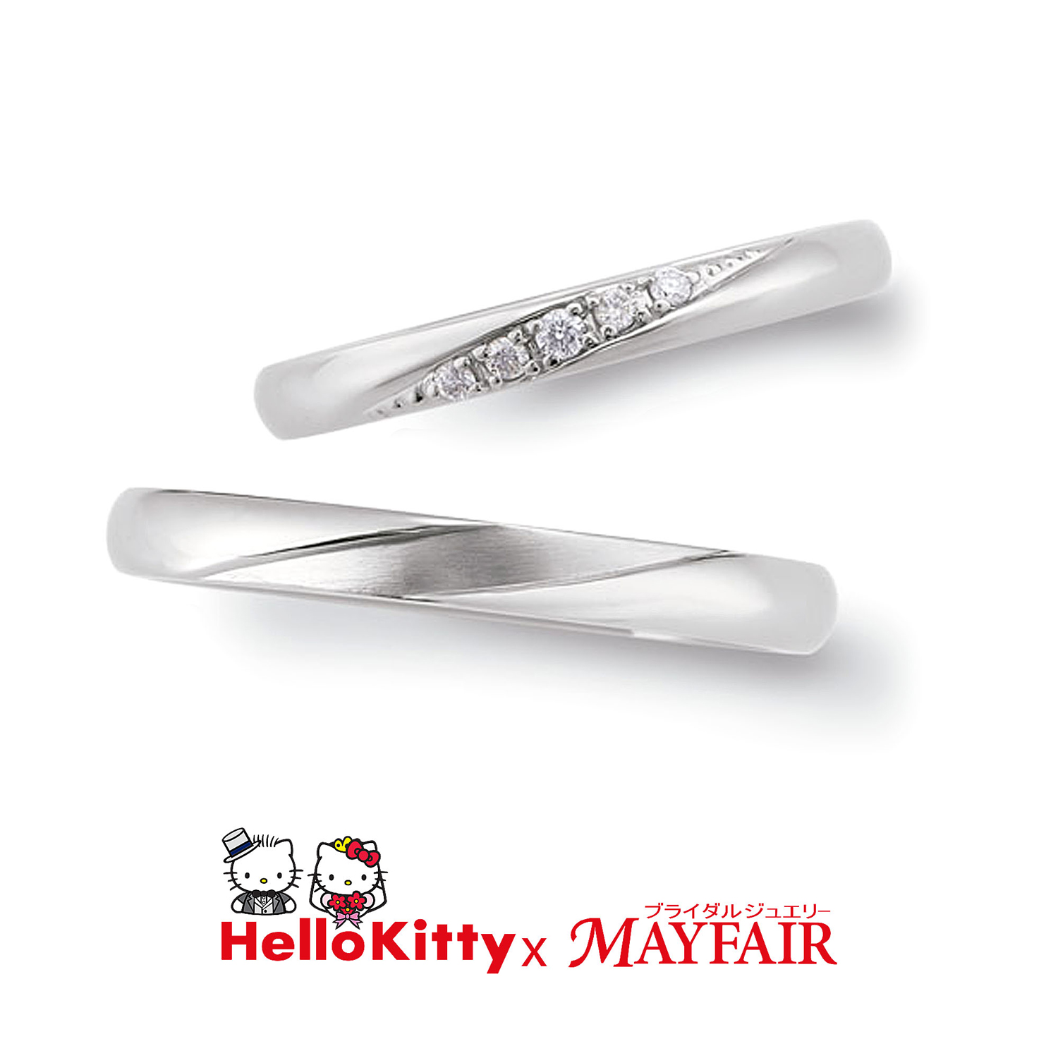 HelloKitty×MAYFAIRハローキティ×メイフェアの結婚指輪LondonEyeロンドンアイ