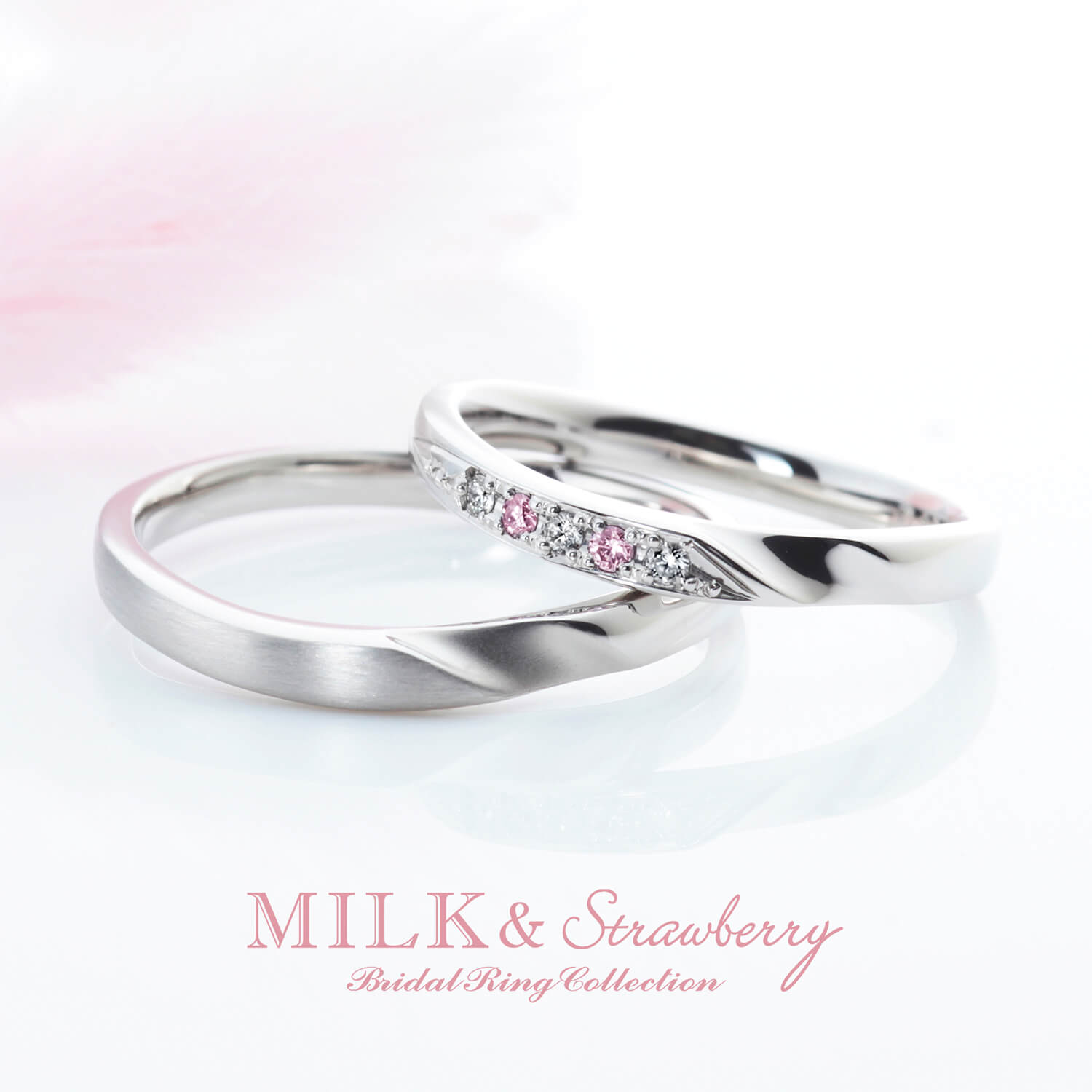 MILK＆Strawberryミルク＆ストロベリーの結婚指輪LADISTANCEラディスタンス