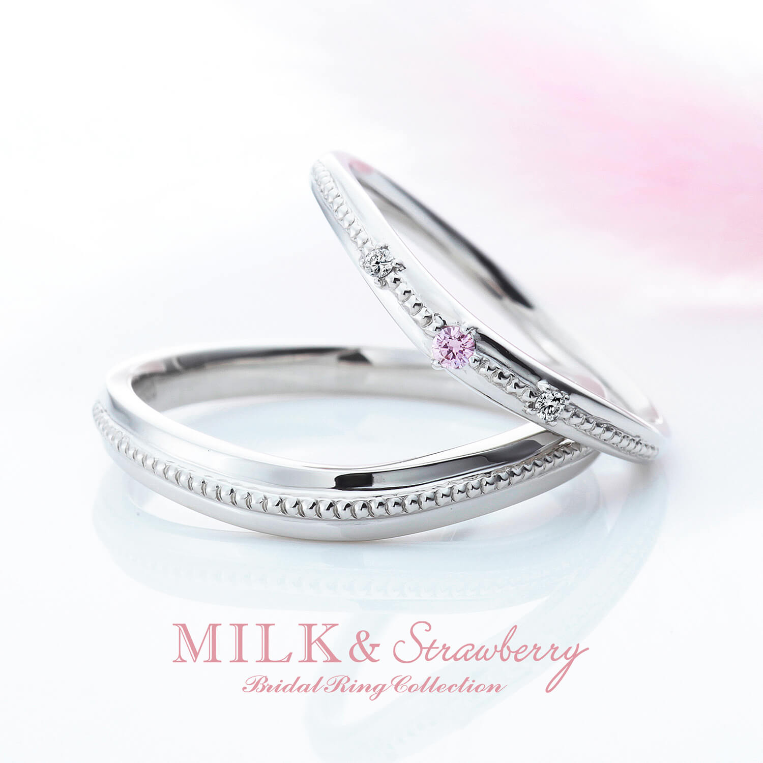 MILK＆Strawberryミルク＆ストロベリーの結婚指輪LATRINITEラトリニーテ