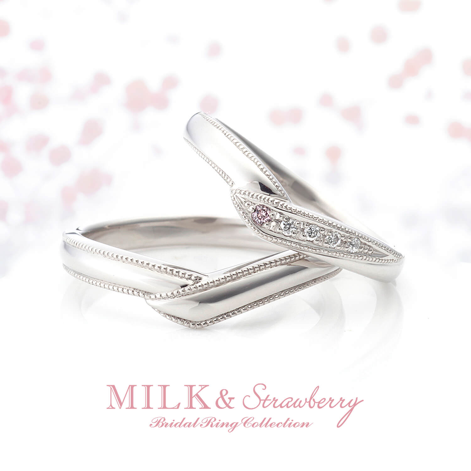 MILK&Strawberryミルク&ストロベリーの結婚指輪LIMPIDEランピード