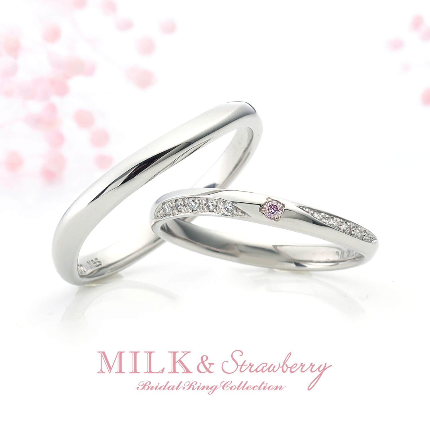 MILK&Strawberryミルク&ストロベリーの結婚指輪PASTELパステル