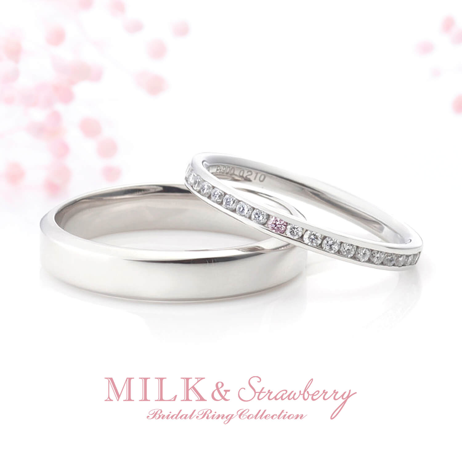 MILK＆Strawberryミルク＆ストロベリーの結婚指輪PURETEピュルテ
