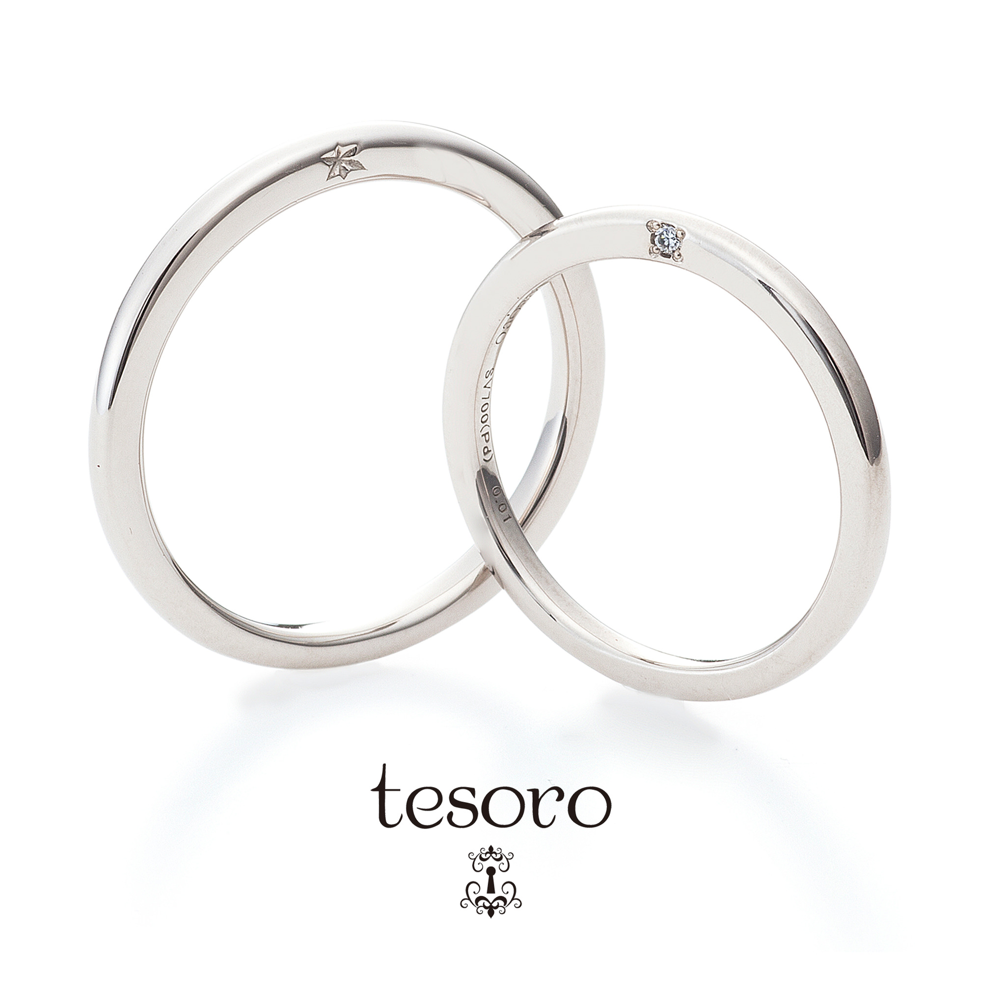 【 結婚指輪 】 TE011D00 / TE012000
