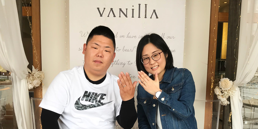 ヴァニラ福山本店のJ様とA様