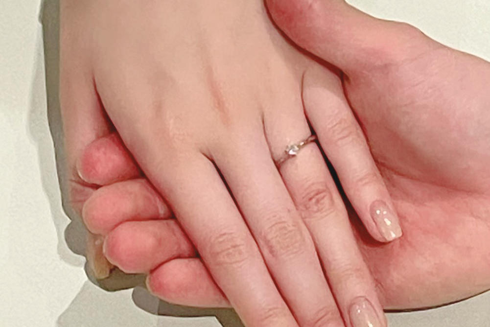 婚約指輪でプロポーズ