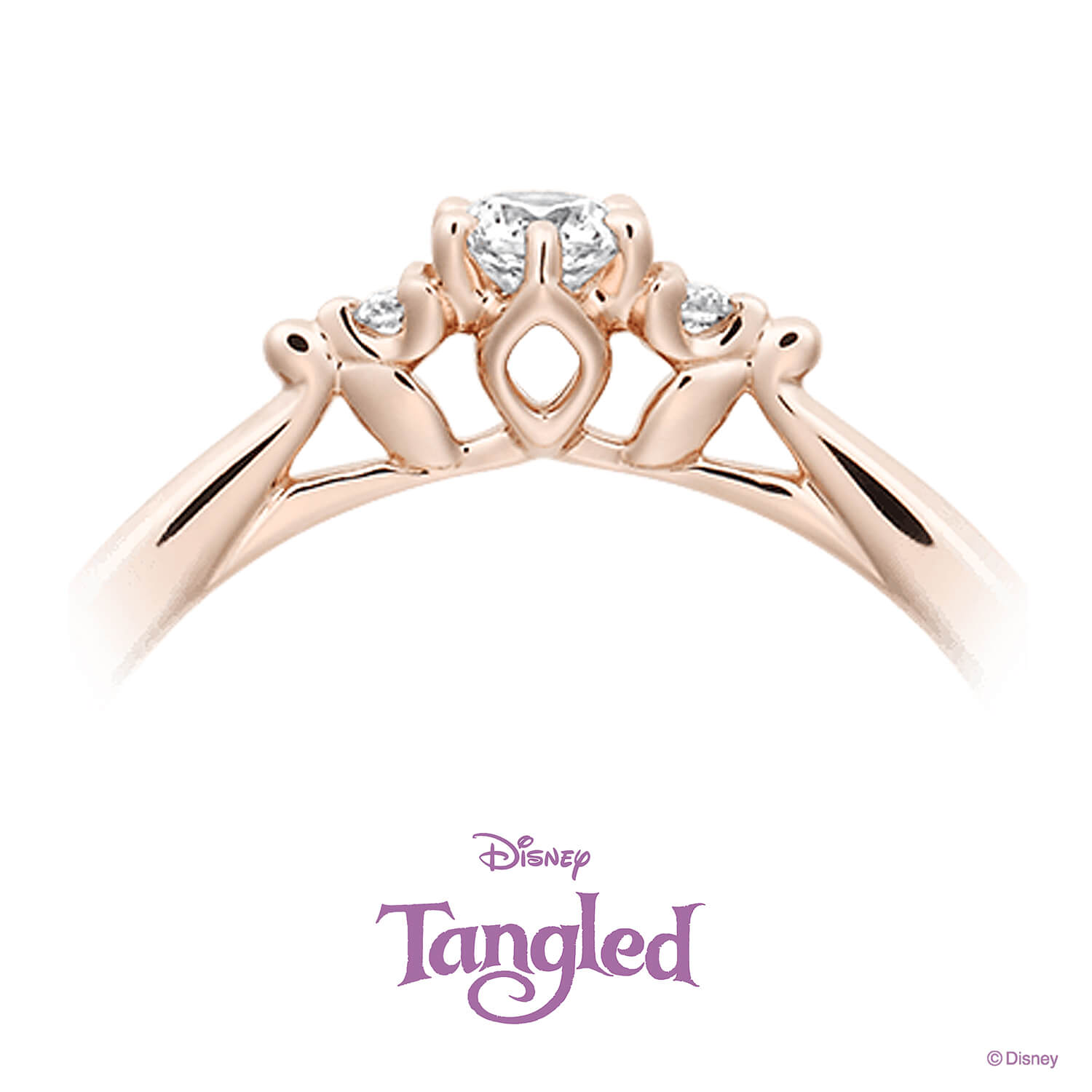 Disneyラプンツェルディズニーラプンツェルの婚約指輪OneWishひとつの願いの石座