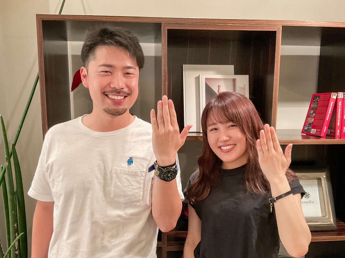 ヴァニラ福山本店でサプライズプロポーズが大成功したS様とM様