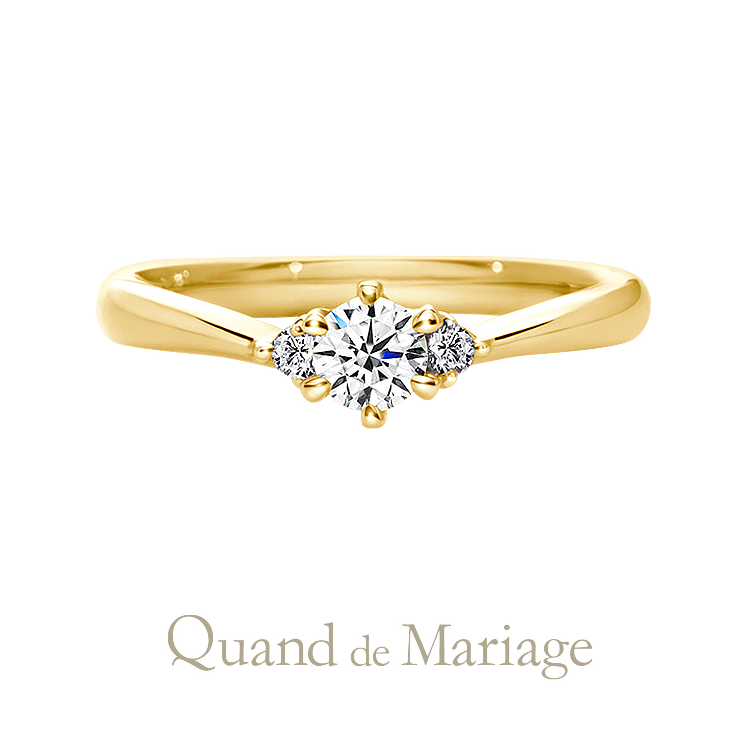 QuanddeMariageのクワンドゥマリアージュの婚約指輪でEngagementringでエンゲージリングのAngeのアンジュ