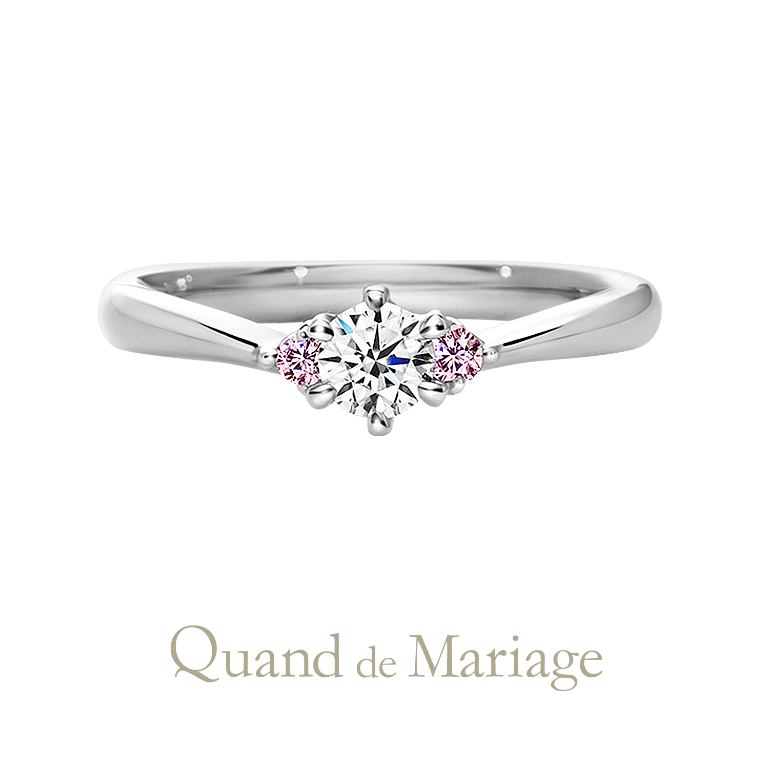 QuanddeMariageのクワンドゥマリアージュの婚約指輪でEngagementringでエンゲージリングのAngeのアンジュ